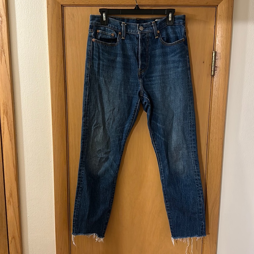 Levi’s Women’s Wedgie White Oak Cone Denim Button Fly Jeans Size 29